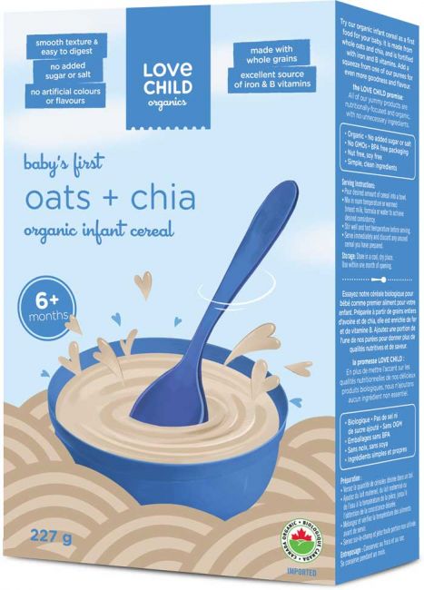 Cereale Pour Bebe Avoine Et Chia